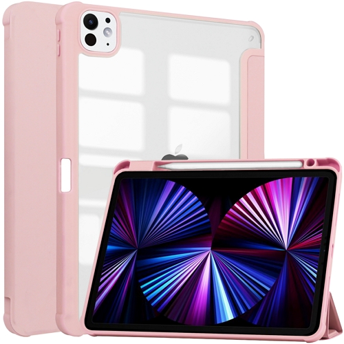 GSB iPad Pro 13 M4 애플펜슬 수납 클리어 하이브리드 케이스_이미지