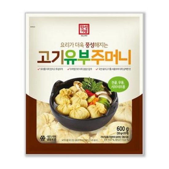 한성기업 고기 유부주머니 600g (3개)_이미지