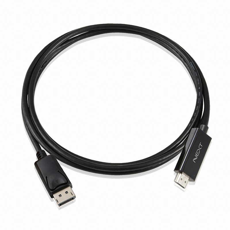 이지넷유비쿼터스 넥스트 디스플레이포트 HDMI 변환 케이블 [NEXTLINK-DPHC120, 2m]