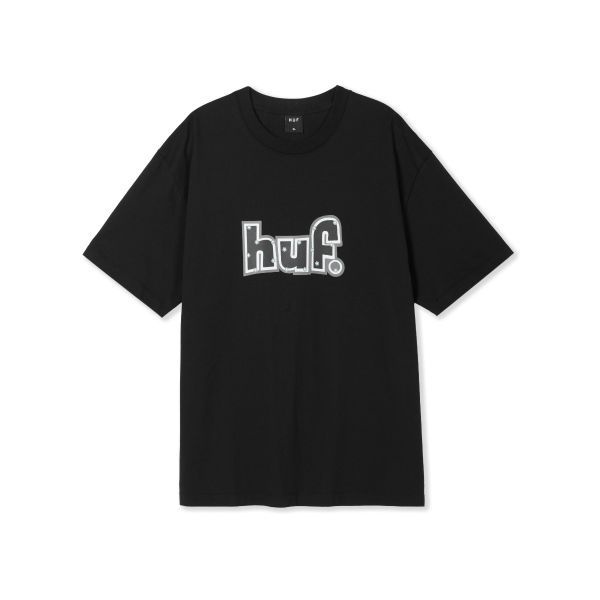 허프 X NICKGEAR 플라워 로고 티 블랙 1945347