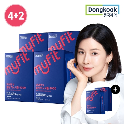 동국제약 마이핏V 콜린 이노시톨 4000 30포 (6개)