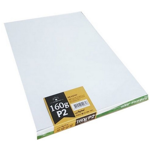 우진산업 로얄 무지 상장용지 A4 160g (100매)