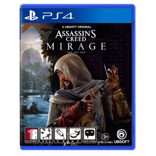  어쌔신 크리드: 미라지 한글판 PS4, 패키지디스크