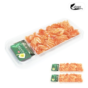 막썰어 바로먹는 연어회 250g