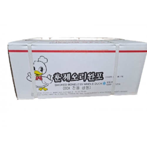 다봄푸드 삼아 훈제오리 완포 9kg (1개)