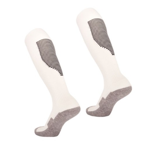 SNF 컬러플 두꺼운 축구양말 (2개) (화이트블랙)_이미지