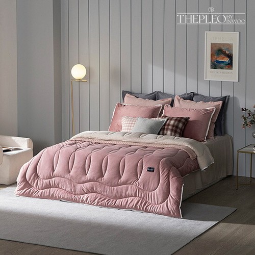 돈디코리아 더플레오 베이즌 극세사 차렵이불 3장 세트 (슈퍼싱글 SS)