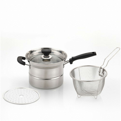 리빙아트 제로 스텐 찜국수냄비 (18cm)_이미지