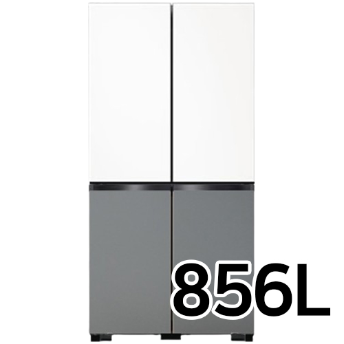 삼성전자 비스포크 글램+새틴 RF85B91F1 (화이트+그레이)_이미지