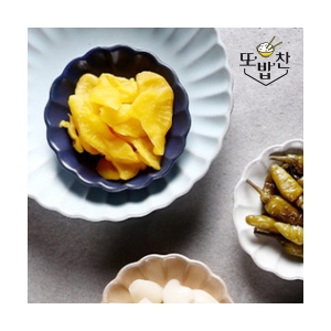 반찬단지 치자단무지 슬라이스 1kg (1개)
