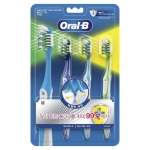 브라운 오랄비 크로스액션 프로 엑스퍼트 플라그 가드 35모 칫솔 (3개)