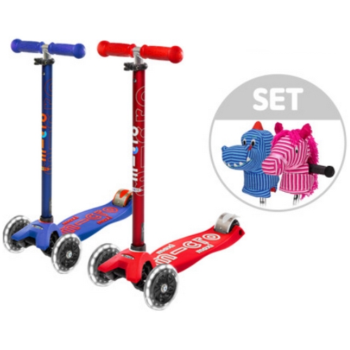 마이크로킥보드 맥시 T 디럭스 LED 인형세트_이미지