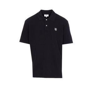 메종키츠네 폴로 티셔츠 PM00210KP0001 P199 Black_이미지