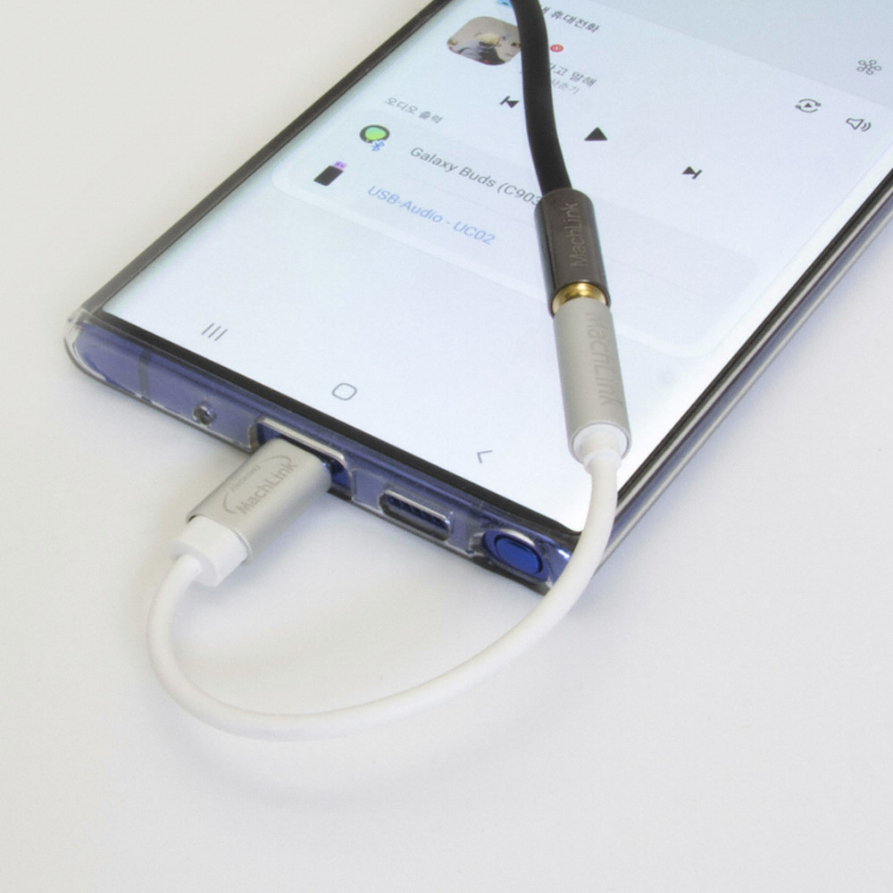 마하링크 Type C to 4극 3.5mm AUX 변환 젠더 (ML-CSCL)_이미지