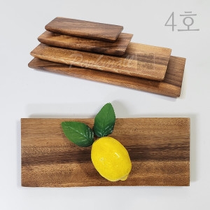 아카시아 통나무 스시도마 4호 28x11 플레이팅 회 초밥 육회접시 일식집