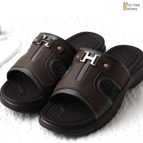 멜팅브라운 멜팅브라운 Melting 멜팅브라운 남성사무실슬리퍼 직장인슬리퍼 남성슬리퍼 MX01 3694156_이미지
