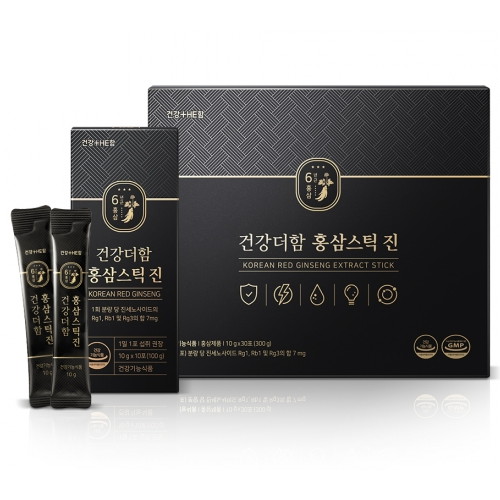함소아제약 건강더함 홍삼스틱 진 10g 30포 (1개)_이미지