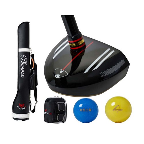 한국파크골프HKP 피닉스 아트스윙 A-HM5 파크골프채 (4종세트)