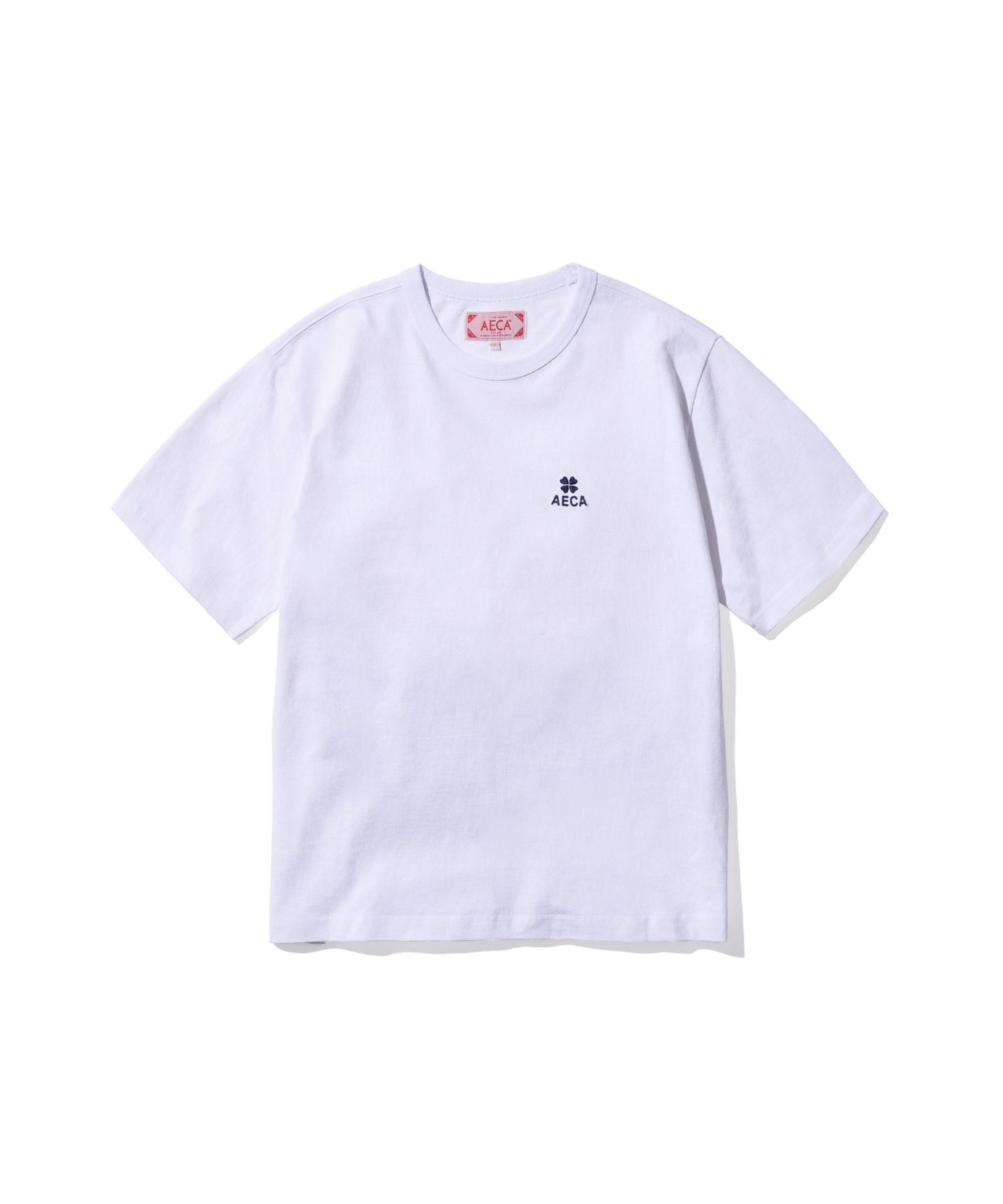 에이카화이트 EVERYDAY AECA CLOVER HALF S리 LEEVE TEE-WHITE AW2602TS11WH 154581_이미지