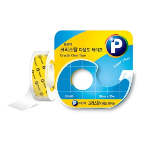 프린텍 크리스탈 테이프 CD1815 18mm x 15m (1개)_이미지