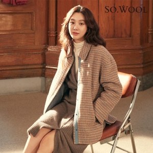 SO,WOOL 호주 메리노울100% 리버시블 핸드메이드 재킷