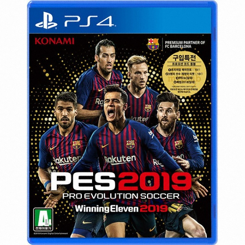  PES 2019 - 프로 에볼루션 사커 2019 PS4 한글판