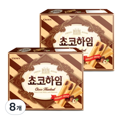 크라운제과 초코하임 284g (8개)