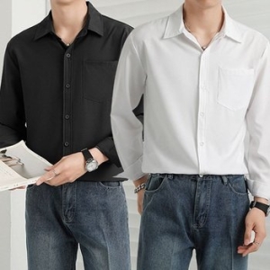 정장 긴팔 셔츠 남방 캐주얼 셋업 카라 WFK7GIF