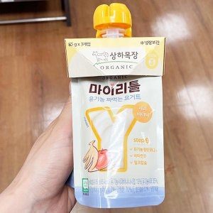 매일유업 상하목장 마이리틀 유기농 짜먹는 요거트 사과바나나 85g (3개)_이미지