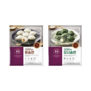 우리쌀로 빚은 흰송편 500g