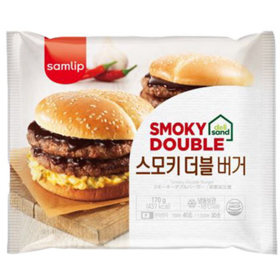 SPC삼립 햄버거 스모키 더블버거 170g