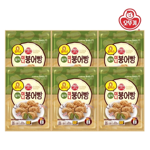 오뚜기 츄러스 미니 붕어빵 말차 300g (6개)