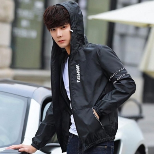 남성 데일리 경량 바람막이 러닝 자켓 점퍼 WFI1UZ0_이미지