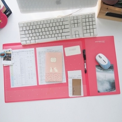 데스크 메모 매트(메모패드 포함)