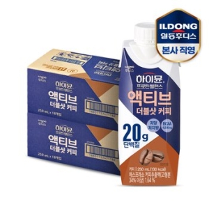 일동후디스 하이뮨 프로틴 밸런스 액티브 더블샷 커피 250ml (36개)_이미지