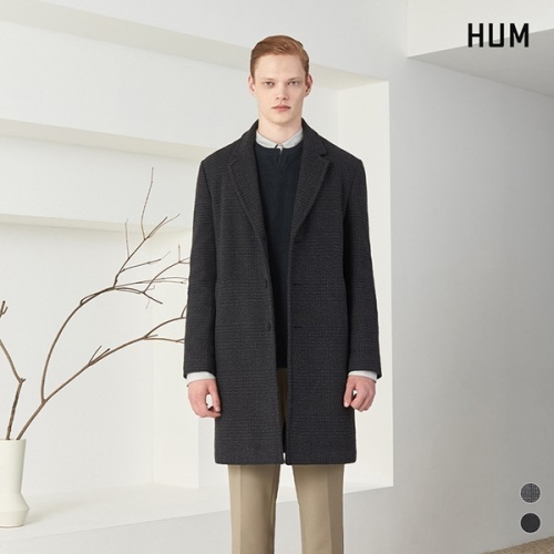 HUM 남 플리스 본딩 코트 FHNWCCA175P_이미지
