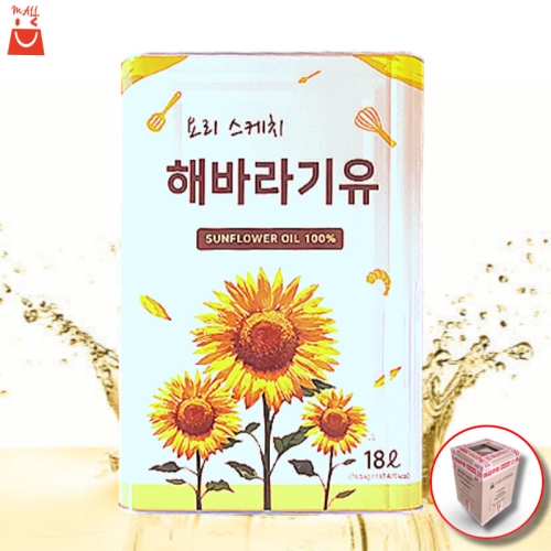 나비촌 요리스케치 <b>해바라기유</b> 18L