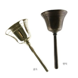 주물종 두부종 엔틱 골드 도어벨 문종 풍경 공 2753_이미지