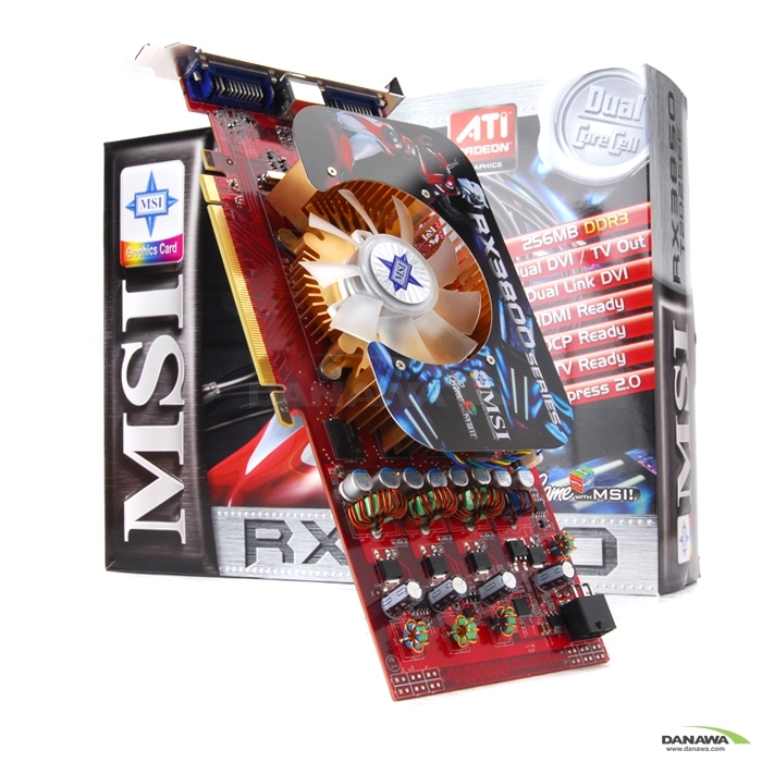 MSI 라데온 HD 3850 RX3850-T2D256E OC D3 256MB_이미지