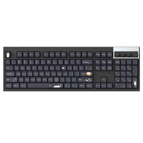 그루브스톤  GV10M 8K 유무선 기계식 흰고양이 (저소음 갈축, 38g)