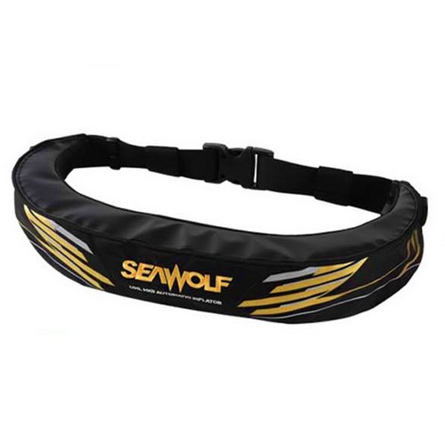 씨울프 HS-W500 광야 허리벨트 자동 팽창식 구명조끼 레드_이미지