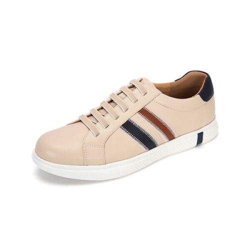 무크 엠. 한드 소가죽 캐주얼 스니커즈 라이트베이지 517613301