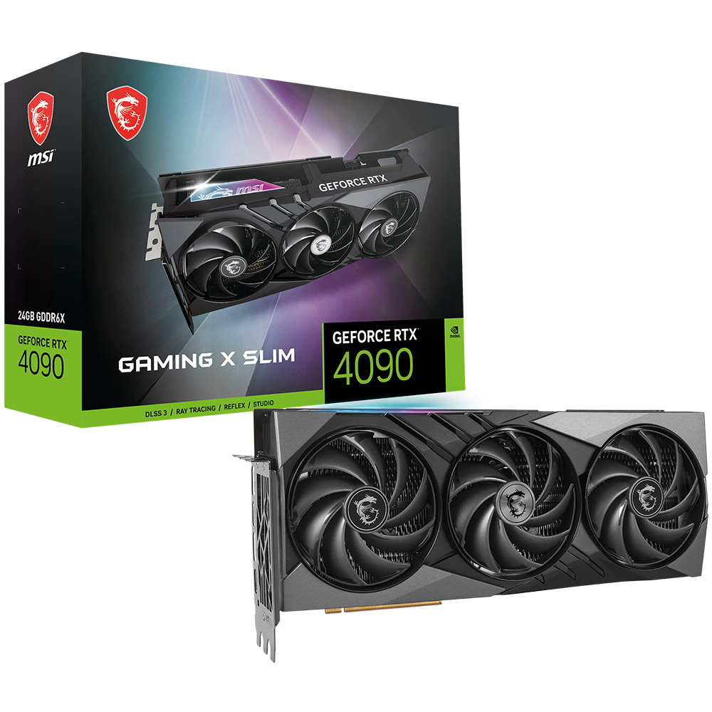 MSI 지포스 RTX 4090 게이밍 X 슬림 D6X 24GB 트라이프로져3_이미지