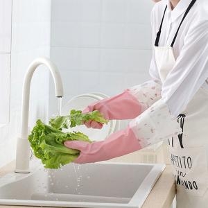 노르딕 기모 PVC 라텍스 고무장갑 (특대) (3켤레)_이미지