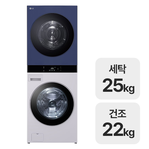 LG전자 트롬 오브제컬렉션 워시타워 WL22MYZU이미지입니다. 누르면 해당 게시물로 새창이동합니다.