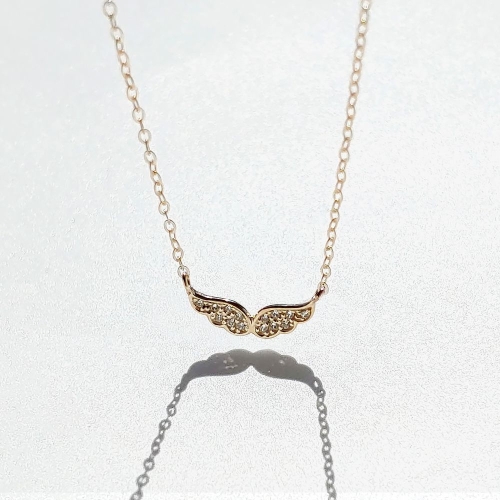 에버링 14K 금 목걸이 나의 수호천사_NQDM4501