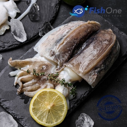 피시원 국내산 손질 갑오징어 200g (1개)
