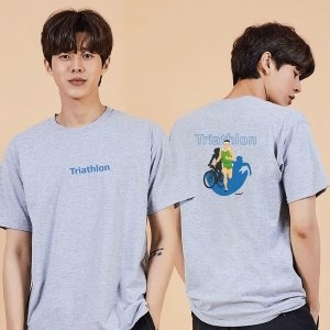키밍 triathlon 라운드티 여름면티 포인트티 W6E0162_이미지