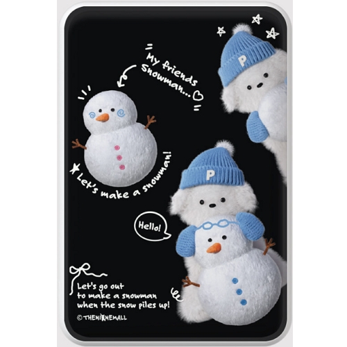 더나인몰 pattern blue mittens ppokku 맥세이프 보조배터리 5000mAh_이미지