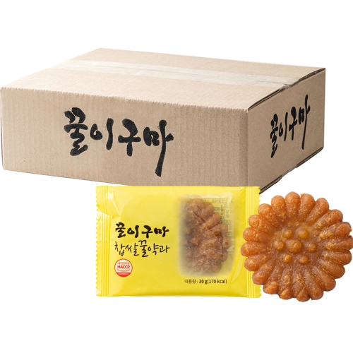 꿀이구마 찹쌀 꿀 약과 30g (80개)